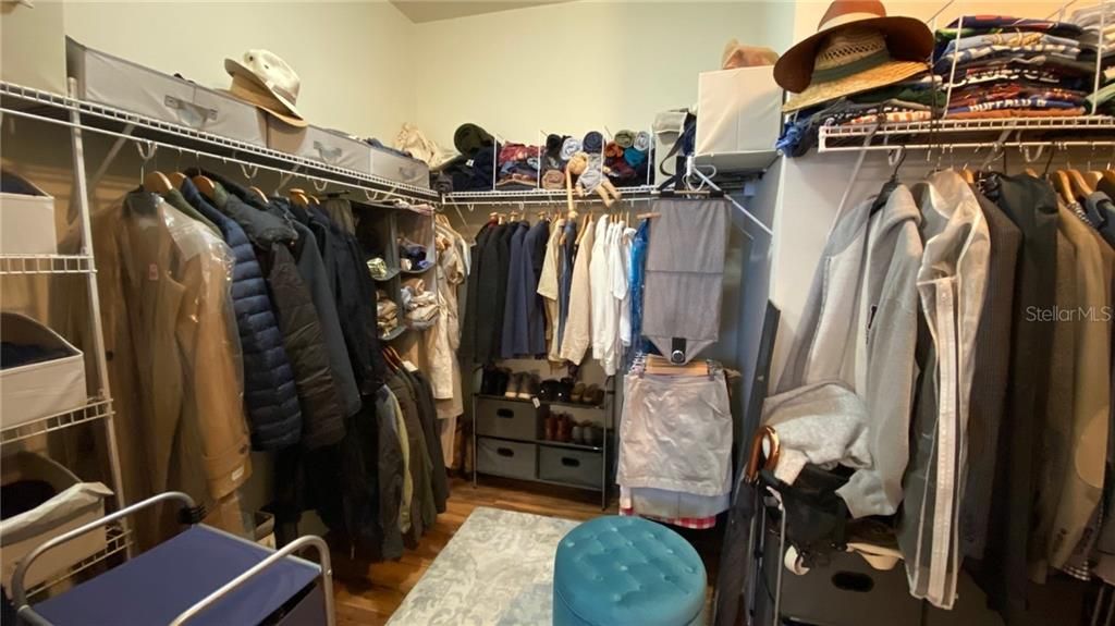 Huge walk in closet