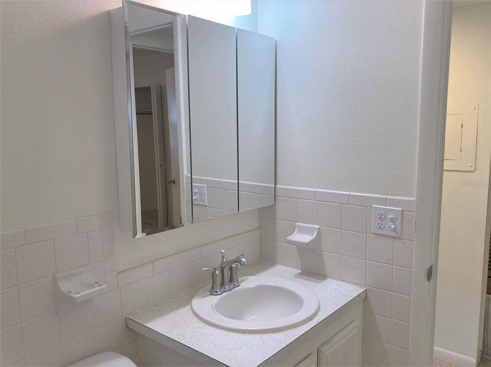 bathroom mirror storage