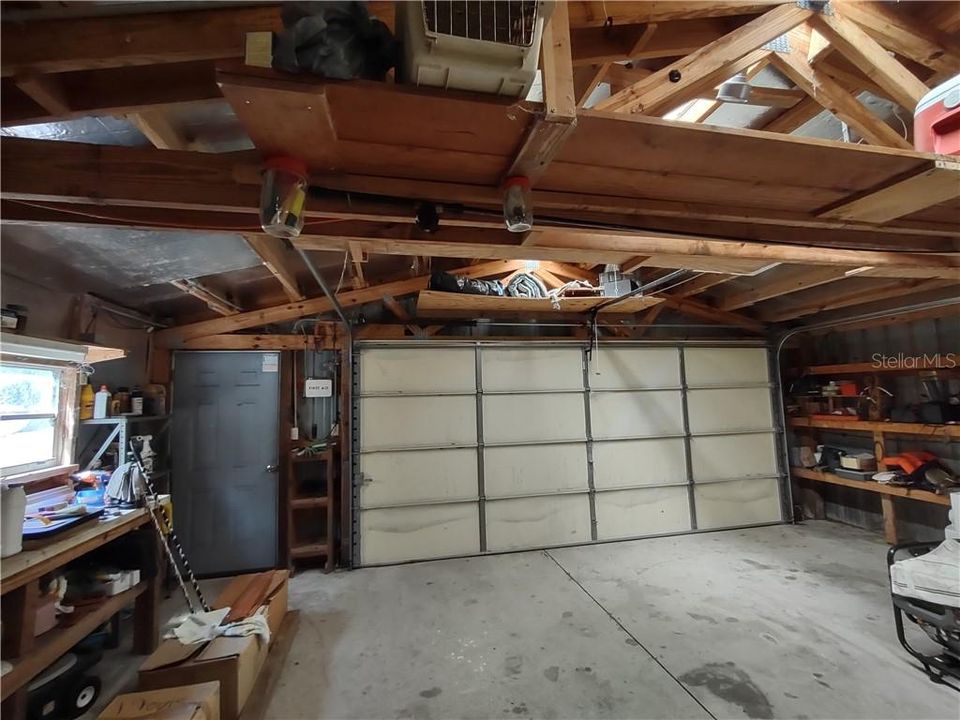 Insulated ceiling in Garage