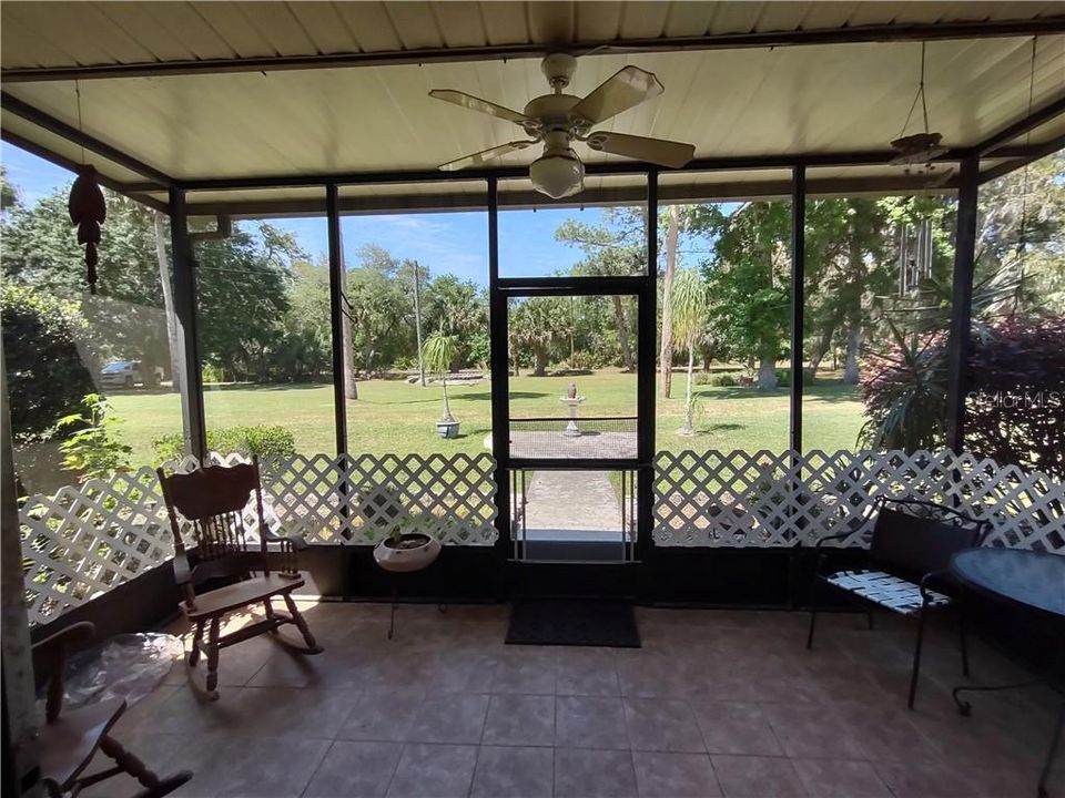 Front screened in porch