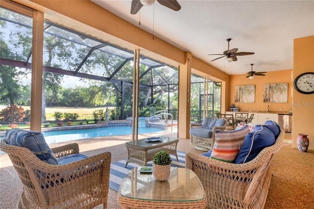 LANAI AND POOL AREA