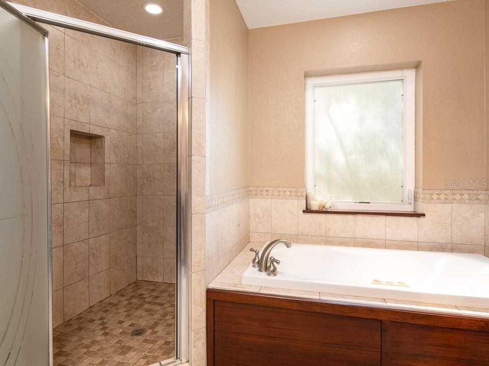 Jacuzzi Bath and Walk in Shower