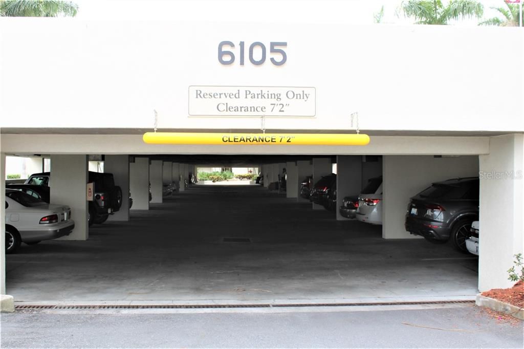 Parking Garage with assigned space