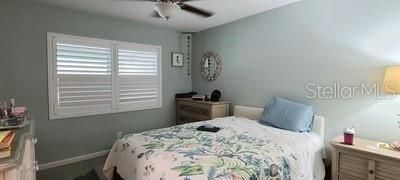 Master Bedroom with Plantation Shutters, Ensuite Bath and Walk-in Closet