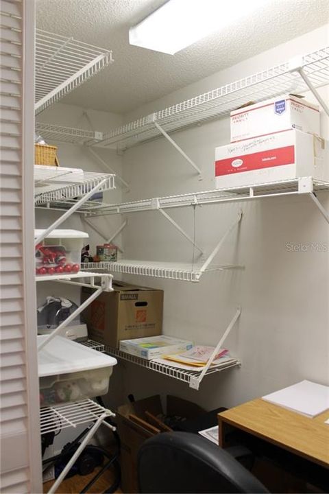 Inside Walk-In Pantry / Small Office / Bonus Room / Storage Room off of Florida Room