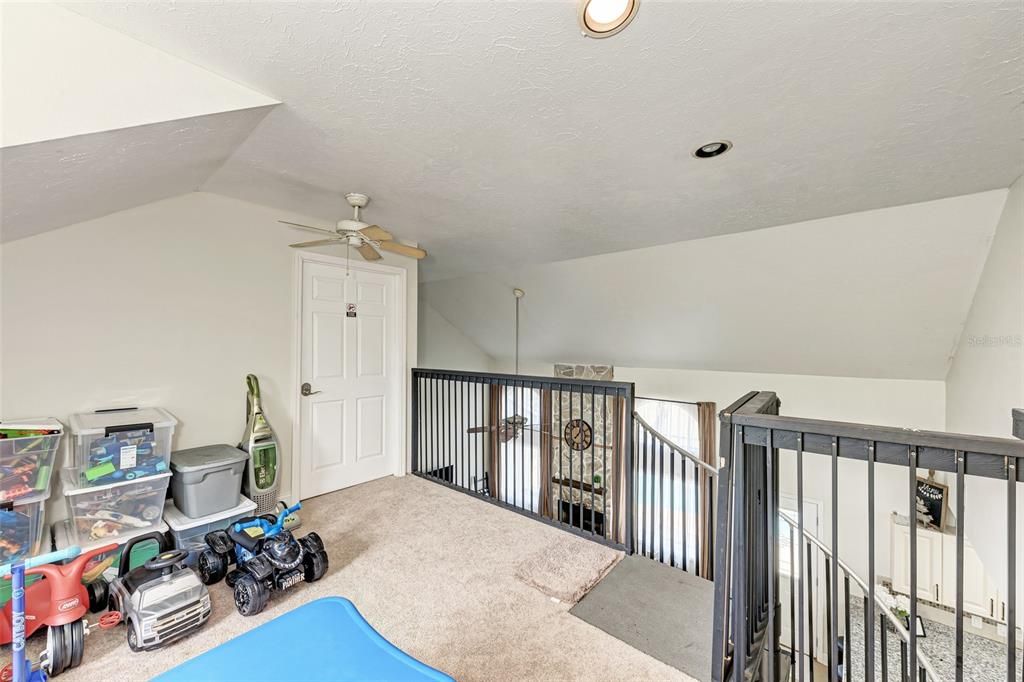 Loft and bonus room upstairs.