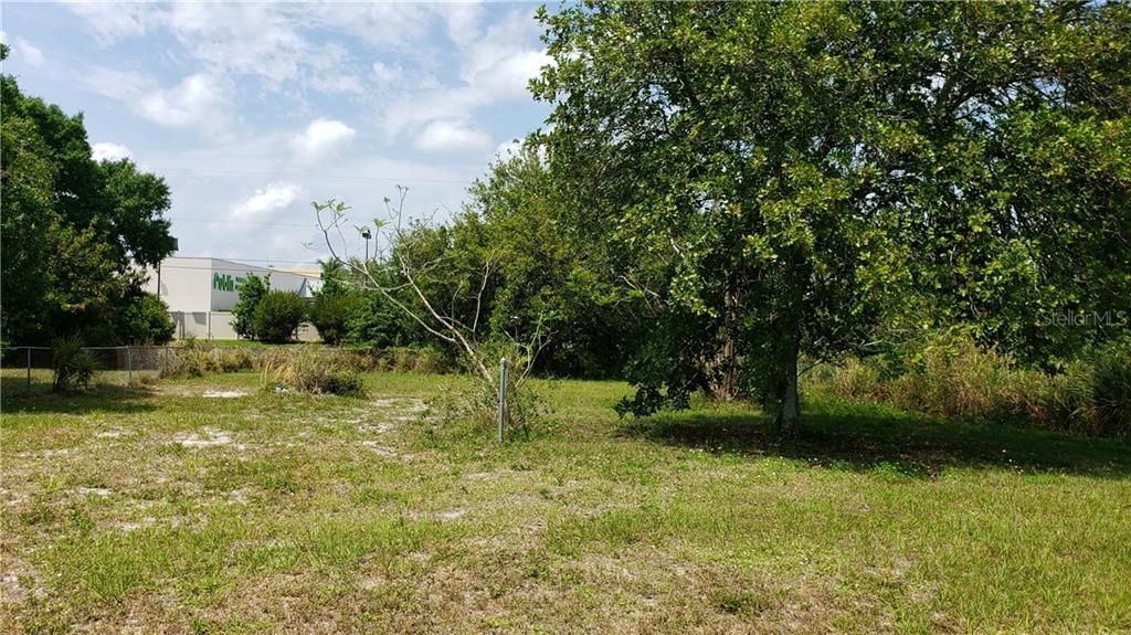 Rear of lot with shade tree