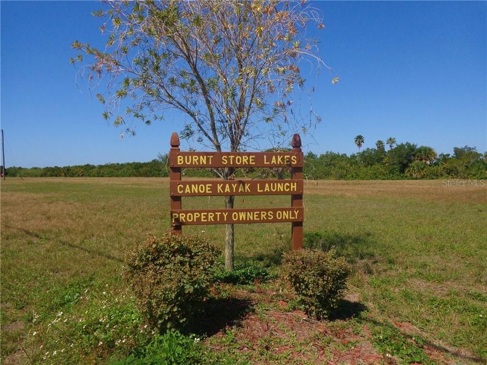 Private Canoe and Kayak Launch providing access to Charlotte Harbor