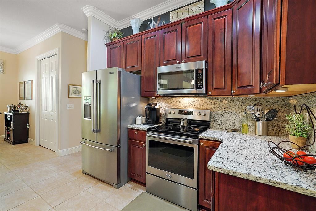 Granite Countertop and Backsplash