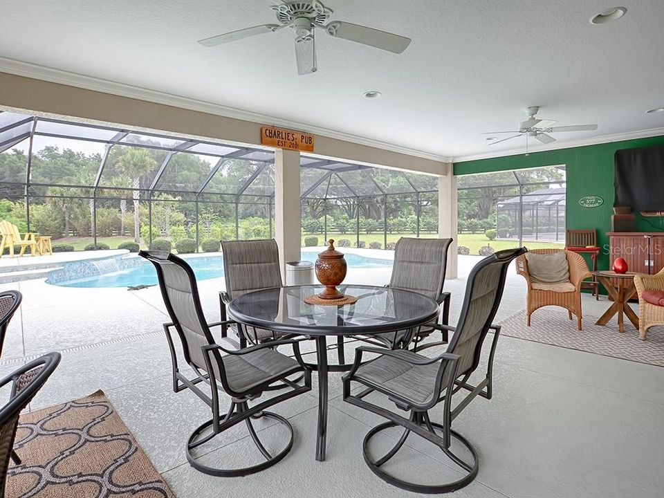 SO MUCH ROOM TO ENTERTAIN OR SIMPLY RELAX ON THIS SPACIOUS LANAI.