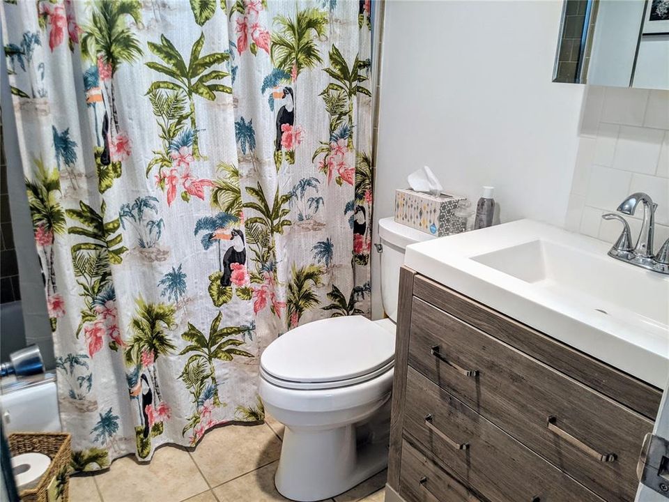 Lots of updated features in bathroom