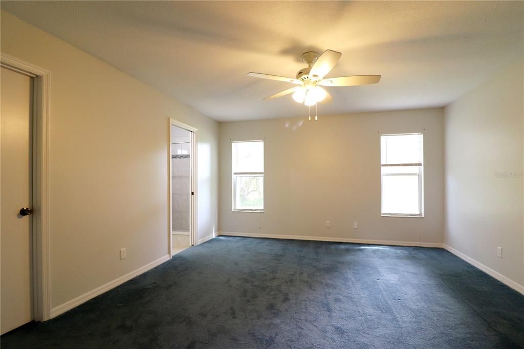 LARGE MASTER BEDROOM WITH WALK-IN CLOSET