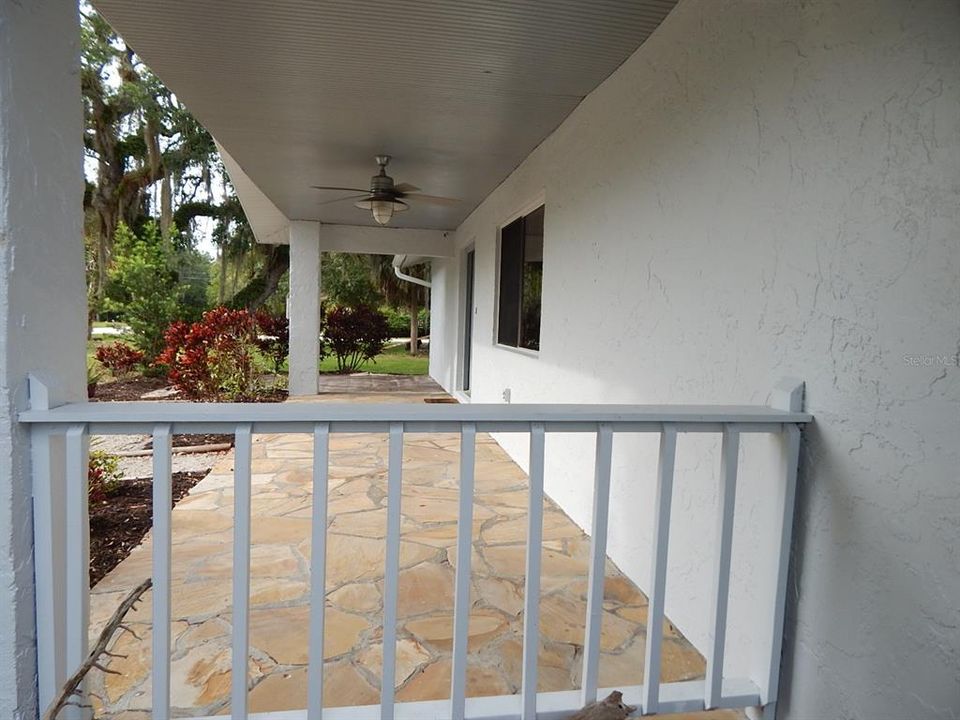 Open front porch