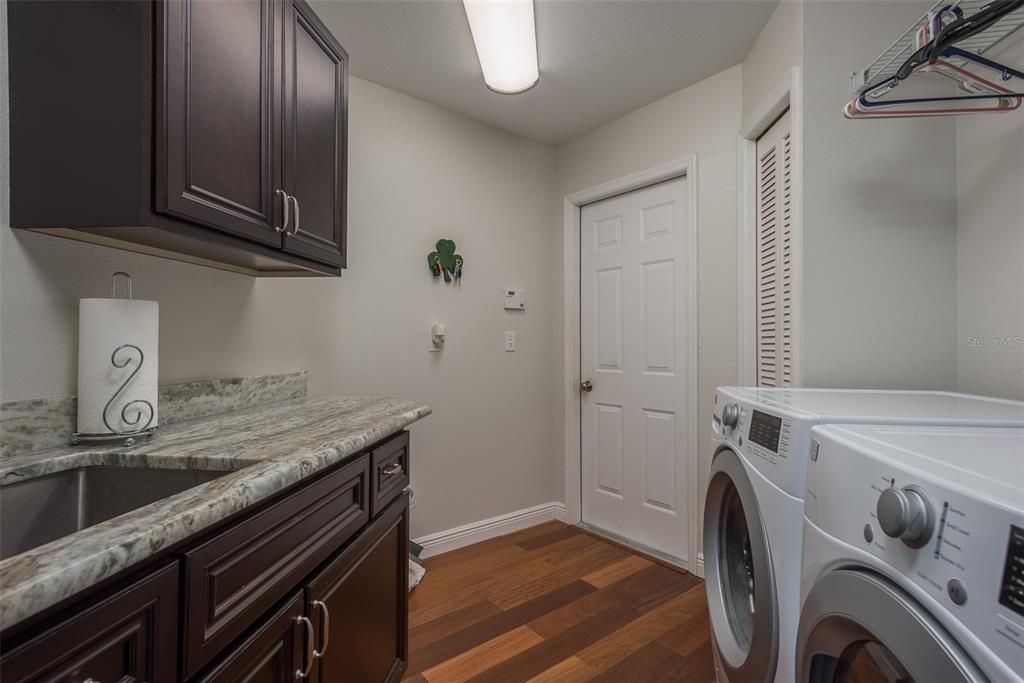 Laundry room was also remodeled! Washer and dryer stay!