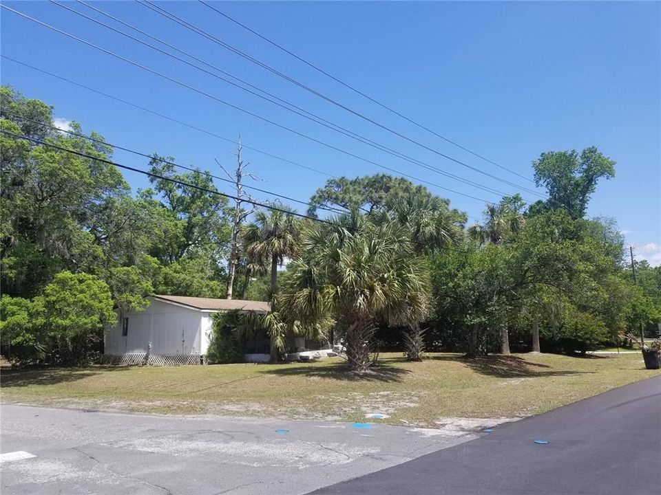 Large Corner Lot on Old Cheney Hwy & Sunflower Trail.