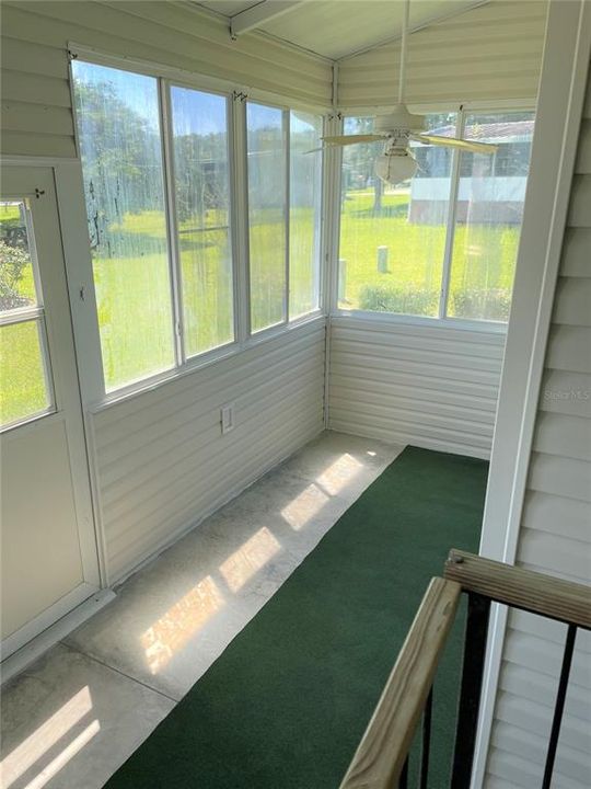 Enclosed rear porch 15 x 06