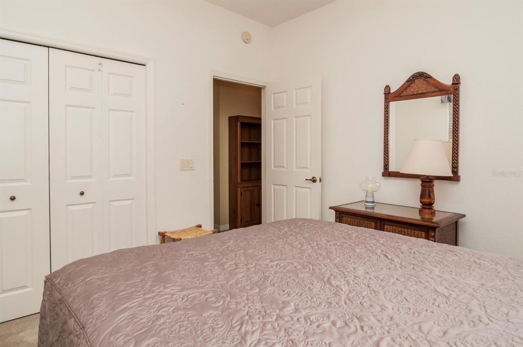 The ample size of the 2nd bedroom will give guests plenty of space.