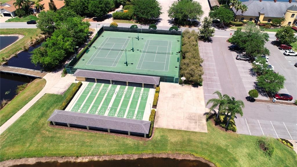 Tennis and pickleball courts