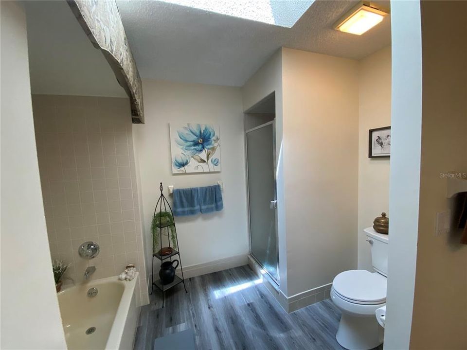 2ND BATHROOM HAS A SEPARATE TUB AND WALK IN SHOWER