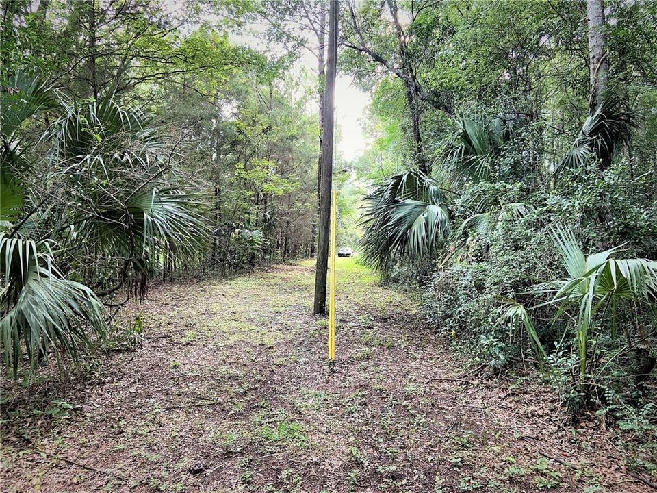 POWER POLE ON PROPERTY