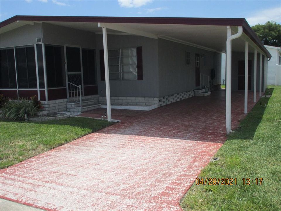 Carport and Driveway of Home