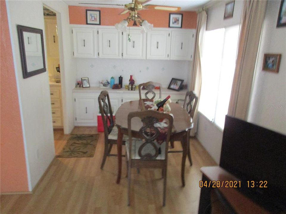 Dining Room with Laminate Flooring