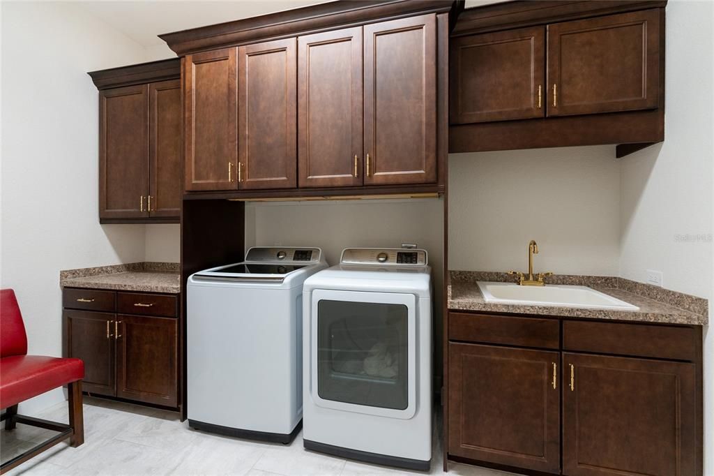 Spacious Laundry Room with sink