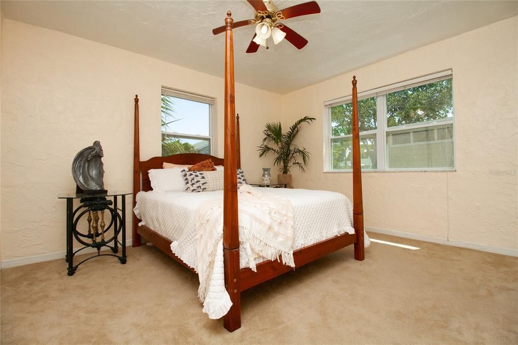 Master bedroom, spacious enough for a king and all your beautiful furnishings.
