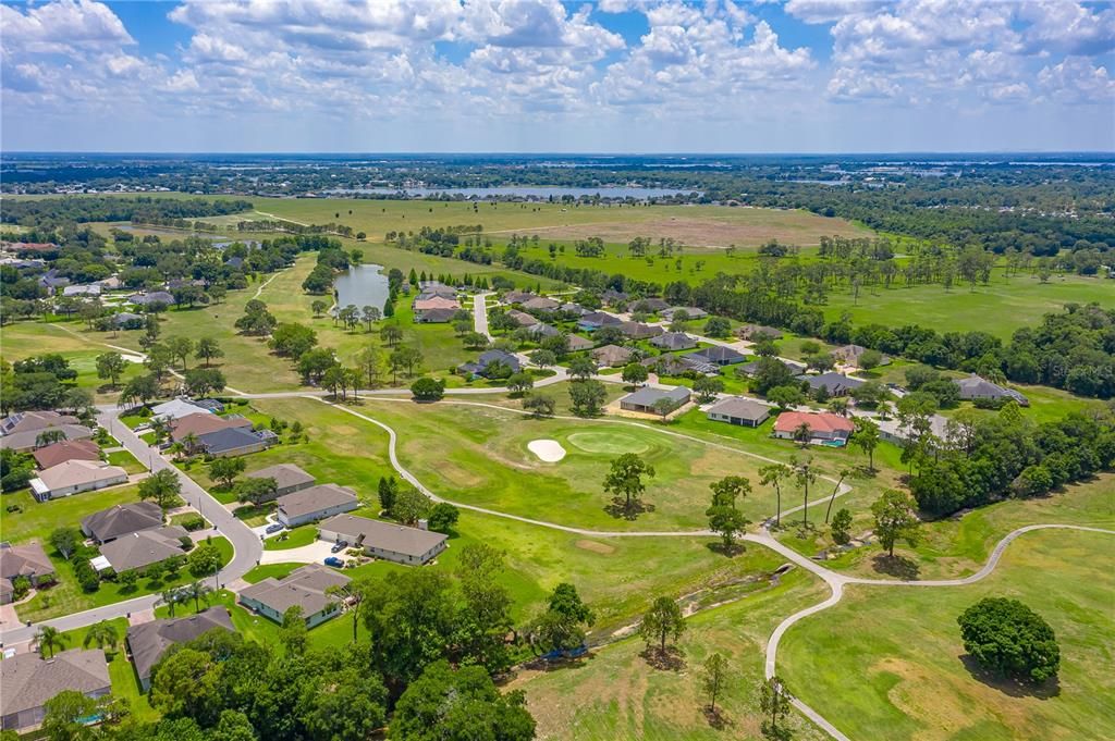 PARTIAL AERIAL VIEW OF CYPRESSWOOD AND GOLF COURSE
