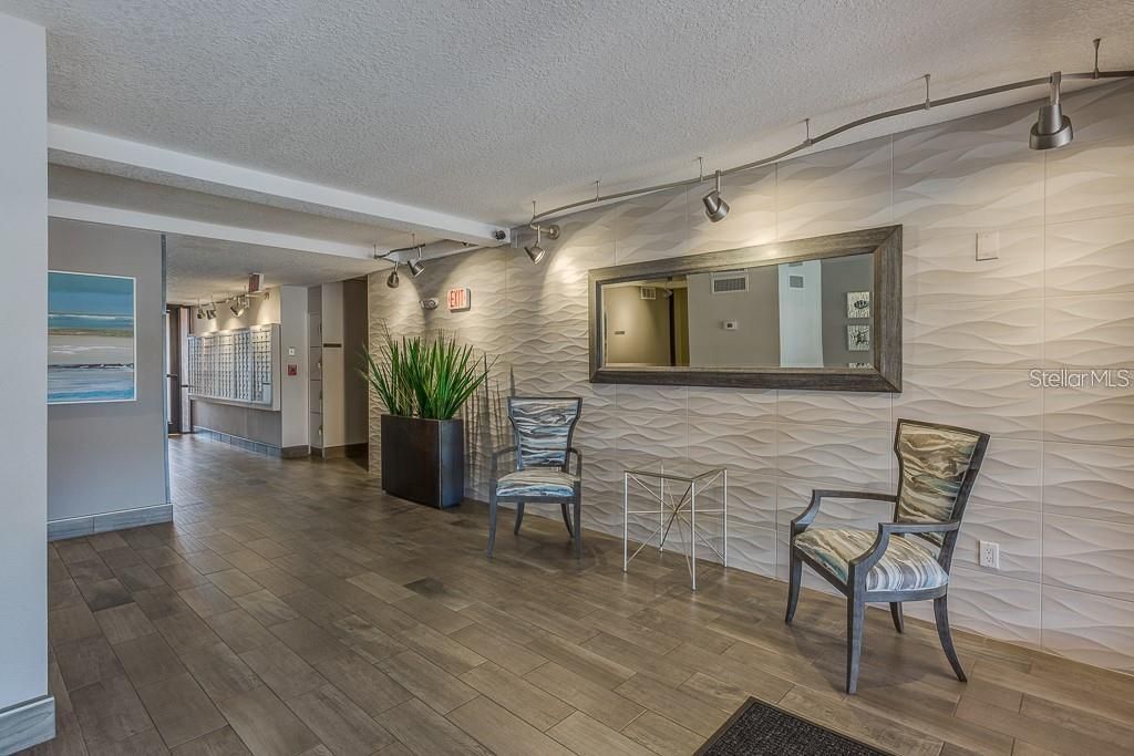 Beautifully updated and secured lobby. (Key-less entry with call-box.)