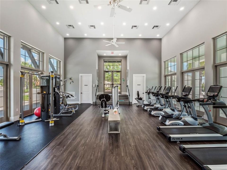 State of the art fitness center included in the hoa