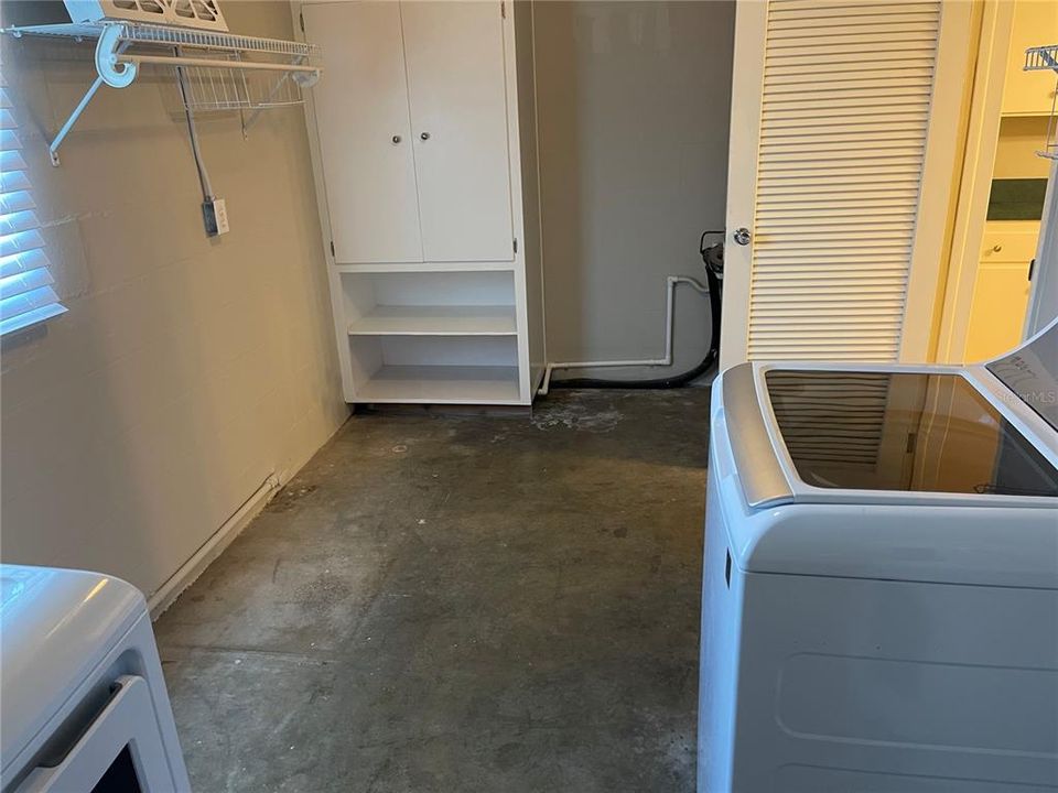 storage in laundry room
