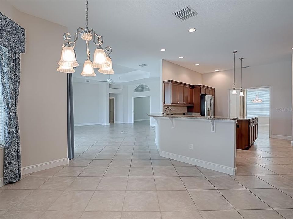 SO NICE AND OPEN TO THE LIVING AREA AND KITCHEN!