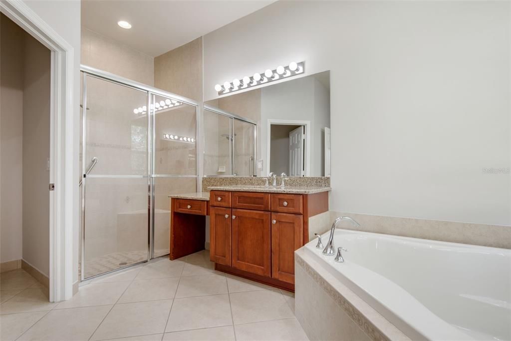 MASTER BATHROOM WITH SHOWER STALL