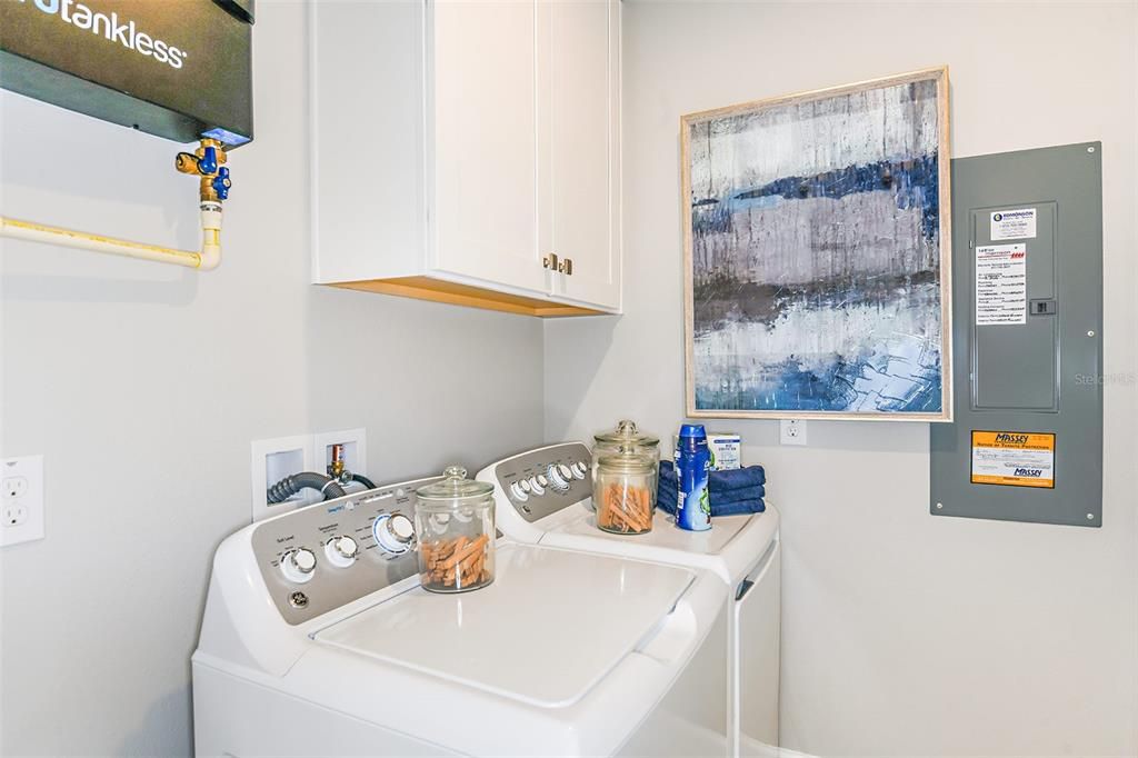 REPRESENTATIVE PHOTO. There is room for extra storage in this spacious Laundry room.