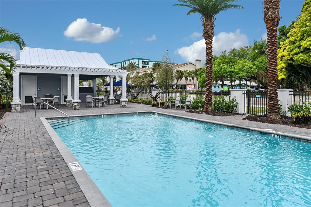 Cool off in community pool at The Walk at Indian Rocks Beach!