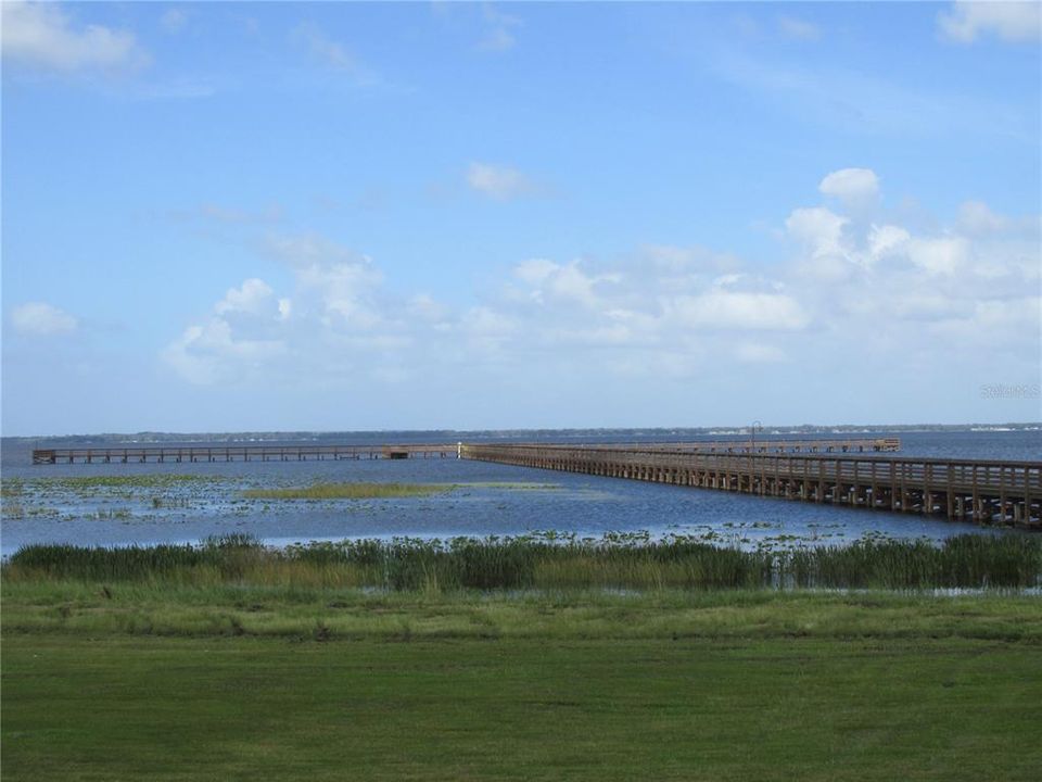 Lake Walk in Water is a huge lake, and you can fish from the longest fresh water pier in Florida right here!