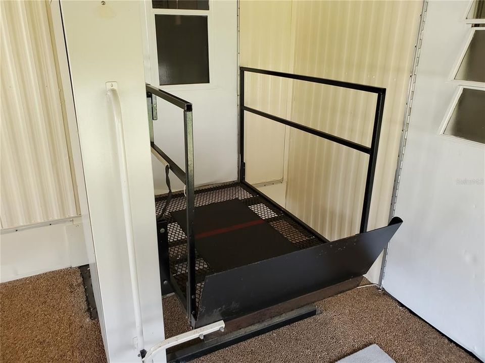 A real must have - electric wheelchair lift