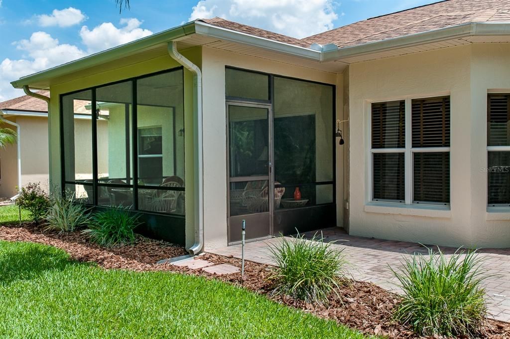 Having both a covered lanai and an open patio, this home offers options for enjoying the great Florida climate.
