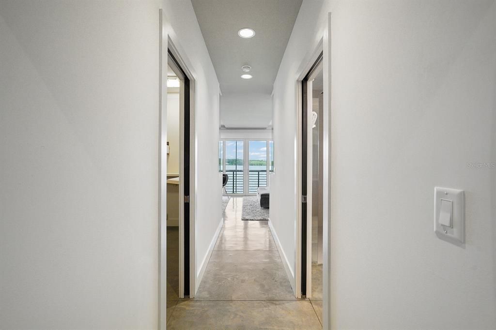 Hallway to First Floor Master Suite