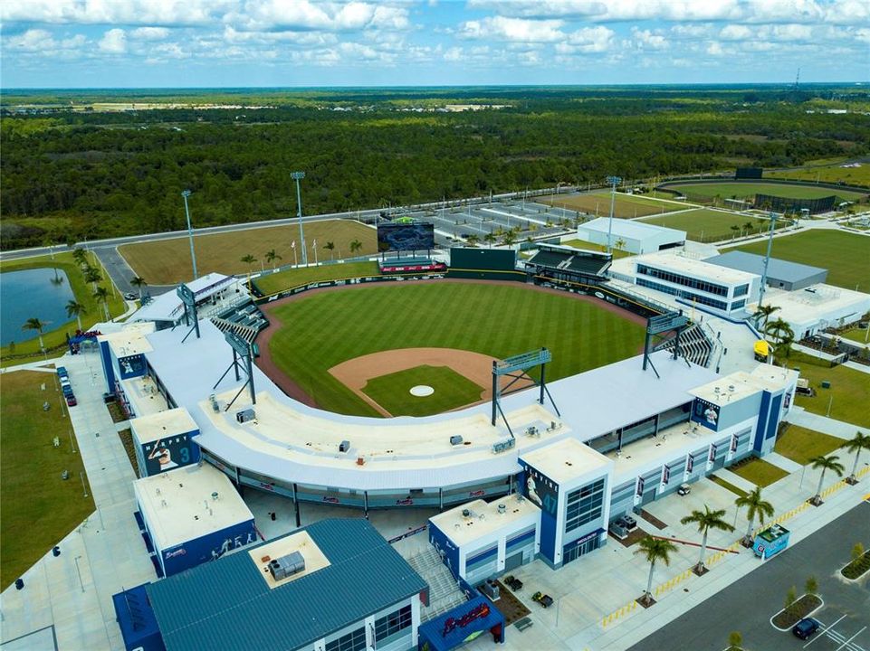North Port Atlanta Braves Baseball Sprint Training Stadium.