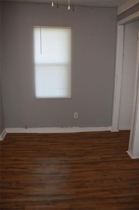 Master bedroom has 2 closets and sitting area