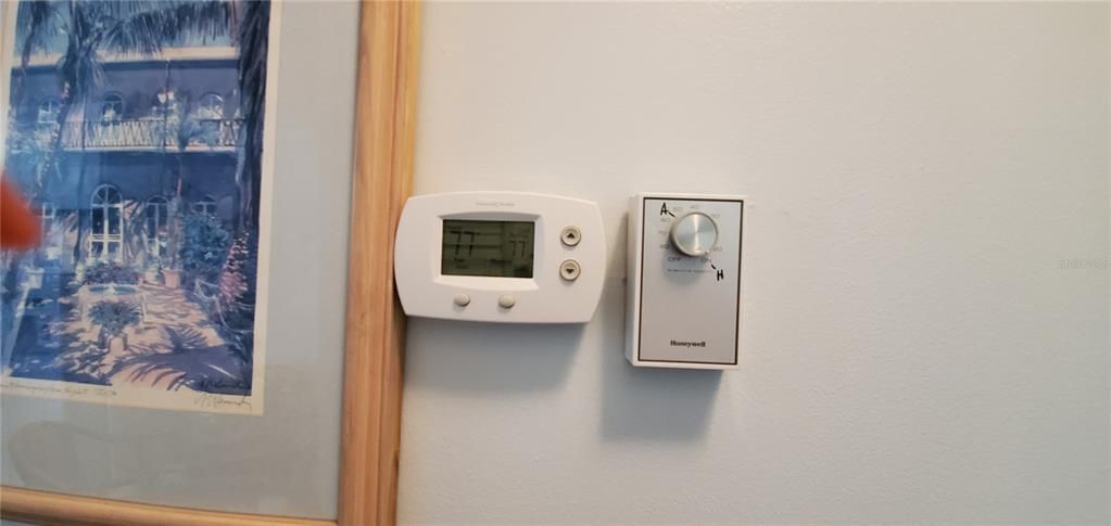 Updated AC with thermostat as well as humidity control