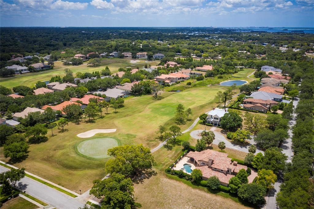 Located on the 10th green of the Osprey South Golf Course of the Innisbrook Golf Resort.