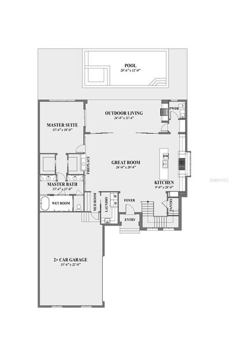 First floor floorplan.