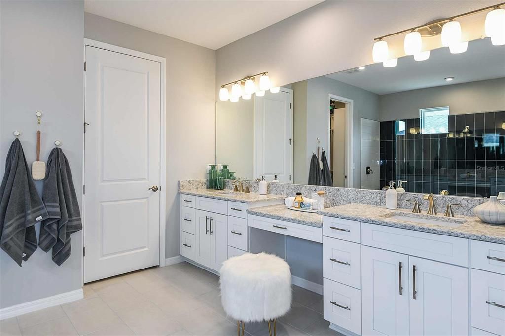 REPRESENTATIVE PHOTO. Look at this luxurious owner???s en-suite bathroom with spacious counter tops, double sink vanity, plenty of storage space, & huge walk-in shower.