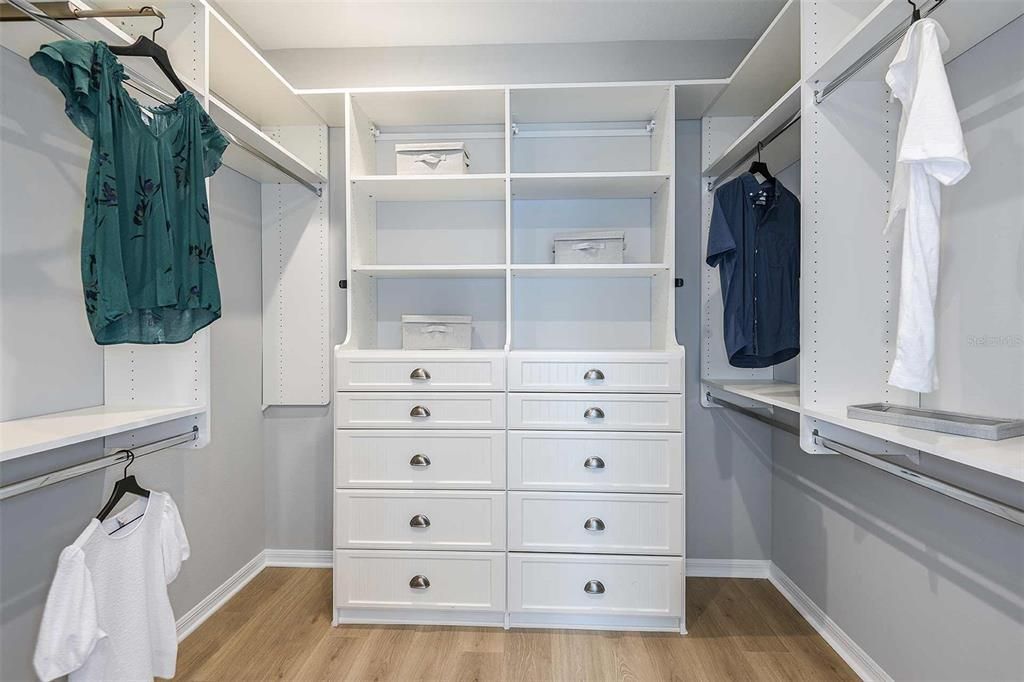 REPRESENTATIVE PHOTO. This spacious closet has endless storage possibilities!