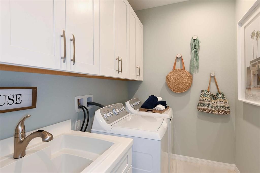 REPRESENTATIVE PHOTO. There is plenty of room for extra storage in this spacious Laundry room.