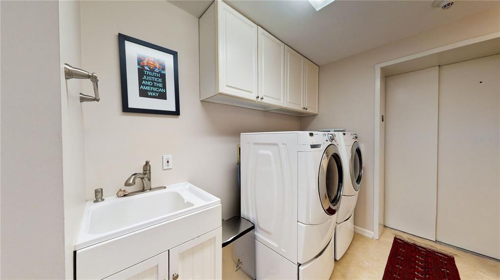 Laundry Room & Service Elevator