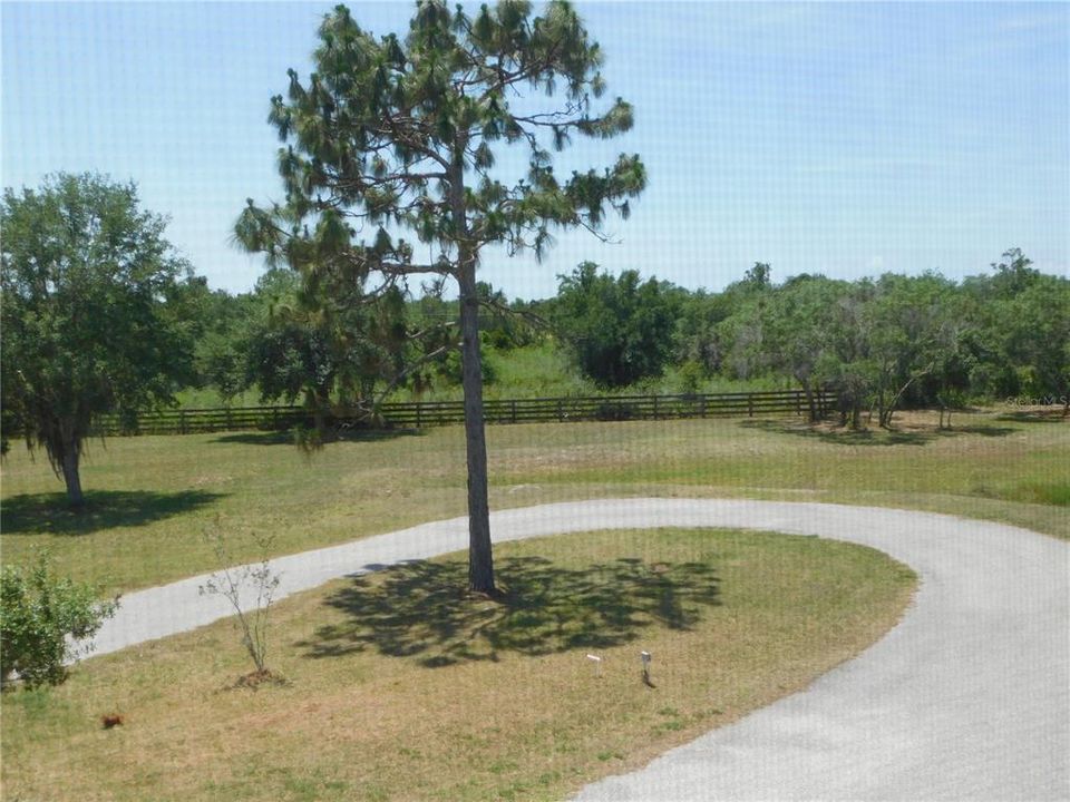 View from one of the six the loft area windows.